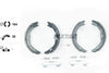 Textar Parking Brake Shoes Set Of 4 Fits Rear Axle 91066900 thumbnail