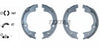 Textar Parking Brake Shoes Set Of 4 Fits Rear Axle 91068100 thumbnail