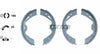 Textar Parking Brake Shoes Set Of 4 Fits Rear Axle 91076700 thumbnail