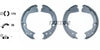 Textar Parking Brake Shoes Set Of 4 Fits Rear Axle 91080900 thumbnail