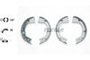 Textar Parking Brake Shoes Set Of 4 Fits Rear Axle 91082600 thumbnail
