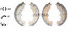 Textar Brake Shoes Full Set Of 4 Rear Without Handbrake Lever 91083600 thumbnail