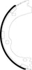 Textar Parking Brake Shoes Set Of 4 Fits Rear Axle 91086300 - OEM Quality Replacement thumbnail