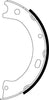 Textar Parking Brake Shoes Set Of 4 Fits Rear Axle 91086500 thumbnail