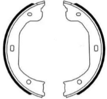 Textar Parking Brake Shoes Set Of 4 Fits Rear Axle 91087000 - image 4