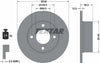 Textar Rear Brake Disc Solid 92026100 245mm thumbnail