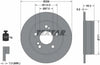Textar Rear Brake Disc Pro Solid 92032003 258mm thumbnail