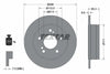 Textar Rear Brake Disc Pro Solid 92032003 258mm thumbnail