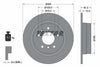 Textar Rear Brake Disc Pro Solid 92042303 300mm thumbnail