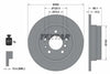Textar Rear Brake Disc Solid 92042500 300mm thumbnail