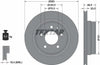Textar Rear Brake Disc Vented 92042700 300mm thumbnail