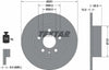 Textar Rear Brake Disc Pro Solid 92046903 251mm thumbnail