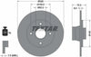 Textar Rear Brake Disc Solid 92049200 238mm thumbnail