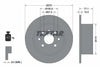 Textar Rear Brake Disc Solid 92054700 270mm thumbnail