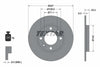 Textar Rear Brake Disc Pro Solid 92055003 247mm thumbnail