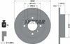 Textar Rear Brake Disc Solid 92056400 258mm thumbnail