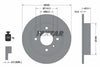 Textar Rear Brake Disc Solid 92056400 258mm thumbnail