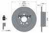 Textar Rear Brake Disc Solid 92056900 290mm thumbnail