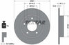 Textar Rear Brake Disc Solid 92062100 261mm thumbnail
