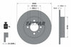 Textar Rear Brake Disc Pro Solid 92064903 265mm thumbnail