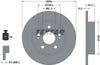 Textar Rear Brake Disc Solid 92065300 264mm thumbnail