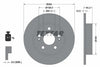 Textar Rear Brake Disc Solid 92065300 264mm thumbnail