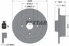 Textar Rear Brake Disc Solid 92066100 228mm thumbnail