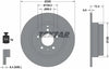 Textar Rear Brake Disc Pro Solid 92066803 295mm thumbnail