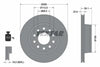 Textar Rear Brake Disc Vented 92068400 269mm thumbnail