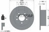 Textar Rear Brake Disc Solid 92068800 260mm thumbnail