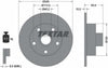 Textar Rear Brake Disc Pro Solid 92072103 245mm thumbnail