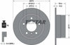 Textar Rear Brake Disc Pro Solid 92072303 272mm thumbnail