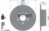 Textar Rear Brake Disc Pro Solid 92074503 280mm thumbnail