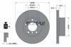 Textar Front Coated High-Carbon Brake Disc Pro+ Vented 92075005 296mm thumbnail