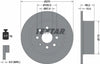 Textar Rear Brake Disc Pro Solid 92075503 270mm thumbnail