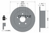 Textar Rear Brake Disc Solid 92079300 269mm thumbnail