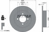 Textar Rear Brake Disc Solid 92079900 257mm thumbnail