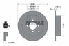 Textar Rear Brake Disc Pro Solid 92080703 290mm thumbnail