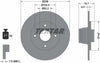 Textar Rear Brake Disc Solid 92081200 238mm thumbnail