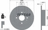 Textar Rear Brake Disc Solid 92081700 260mm thumbnail