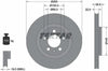 Textar Front Coated High-Carbon Brake Disc Pro+ Vented 92082305 280mm thumbnail