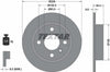 Textar Rear Brake Disc Solid 92082800 228mm thumbnail