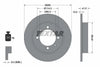 Textar Rear Brake Disc Pro Solid 92083003 260mm thumbnail