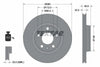 Textar Front Coated High-Carbon Brake Disc Pro+ Vented 92083505 280mm thumbnail