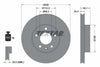 Textar Front Coated High-Carbon Brake Disc Pro+ Vented 92083805 280mm thumbnail
