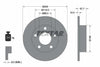 Textar Rear Brake Disc Pro Solid 92088503 245mm thumbnail