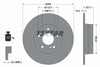 Textar Rear Brake Disc Solid 92089000 290mm thumbnail