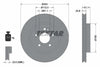 Textar Front Coated High-Carbon Brake Disc Pro+ Vented 92089905 303mm thumbnail
