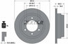 Textar Rear Brake Disc Vented 92091600 313mm thumbnail