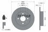 Textar Rear Brake Disc Pro Solid 92092003 240mm thumbnail